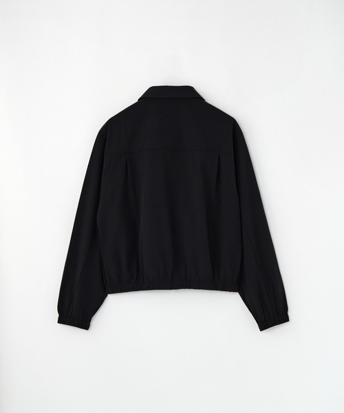 THOUSAND MILE（サウザンドマイル）の「[L's]ジップブルゾン,Tシャツ,パンツ<3点セット>T/C JERSEY + NY/PU<撥水、４WAYストレッチ、UVカット>（セットアップ・レディース・ブラック/ネイビー/ライトブラウン/チャコールグレー・FREE）」の12枚目の写真