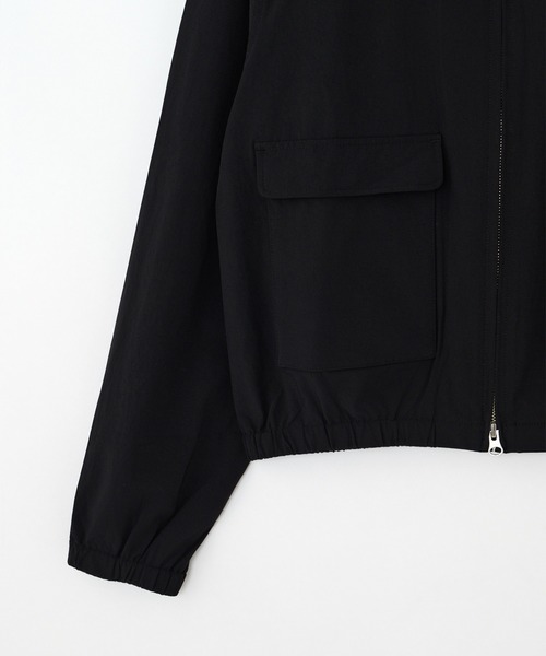 THOUSAND MILE（サウザンドマイル）の「[L's]ジップブルゾン,Tシャツ,パンツ<3点セット>T/C JERSEY + NY/PU<撥水、４WAYストレッチ、UVカット>（セットアップ・レディース・ブラック/ネイビー/ライトブラウン/チャコールグレー・FREE）」の14枚目の写真