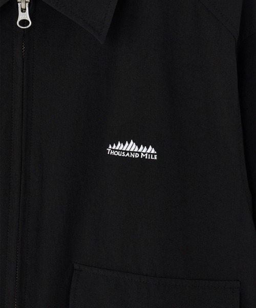 THOUSAND MILE（サウザンドマイル）の「[L's]ジップブルゾン,Tシャツ,パンツ<3点セット>T/C JERSEY + NY/PU<撥水、４WAYストレッチ、UVカット>（セットアップ・レディース・ブラック/ネイビー/ライトブラウン/チャコールグレー・FREE）」の15枚目の写真