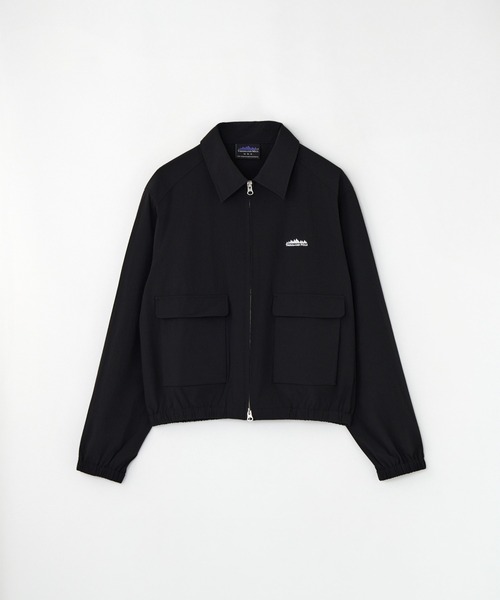 THOUSAND MILE（サウザンドマイル）の「[L's]ジップブルゾン,Tシャツ,パンツ<3点セット>T/C JERSEY + NY/PU<撥水、４WAYストレッチ、UVカット>（セットアップ・レディース・ブラック/ネイビー/ライトブラウン/チャコールグレー・FREE）」の11枚目の写真
