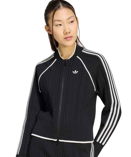 adidas(アディダス)の「adidas SST TRACKTOP / アディダス SST トラックトップ(その他トップス・レディース・ブラック・L/M/S)」の3枚目の写真
