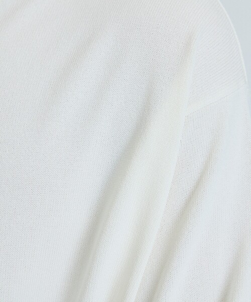 ABAHOUSE（アバハウス）の「【接触冷感】 サマーニットTシャツ / オーバーサイズ（Tシャツ/カットソー・メンズ・ブラウン系その他/ダークネイビー/オフホワイト/グリーン系その他・48/46）」の13枚目の写真