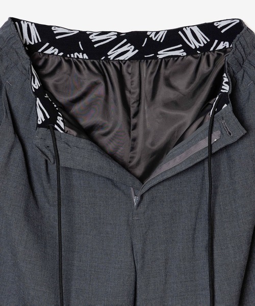 VEIN （ヴェイン）の「シュリンク ウールクロス イージートラウザーズ / SHRINK WO CLOTH EASY TROUSERS（スラックス・メンズ・ダークグレー/ブラック・2/3/1）」の5枚目の写真