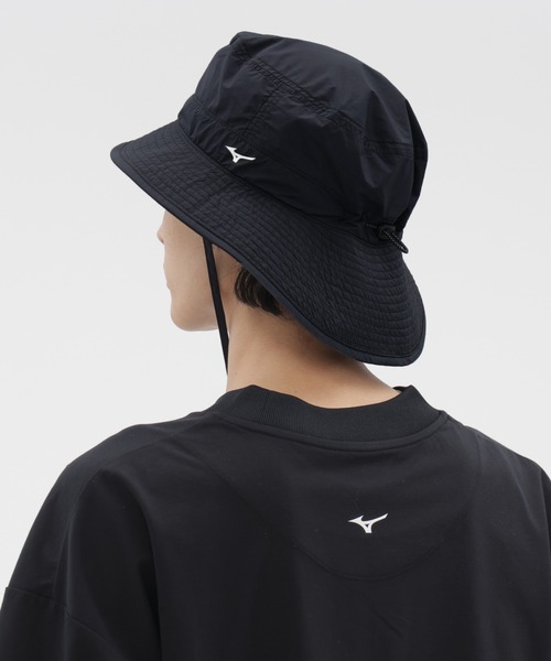 MARGARET HOWELL(マーガレットハウエル)の「WATER REPELLENT LIGHTWEIGHT NYLON POPLIN(ハット・レディース・グレー系その他/ブラック・FREE)」の4枚目の写真