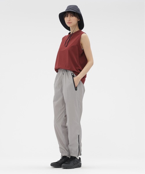 MARGARET HOWELL(マーガレットハウエル)の「WATER REPELLENT LIGHTWEIGHT NYLON POPLIN(ハット・レディース・グレー系その他/ブラック・FREE)」の7枚目の写真