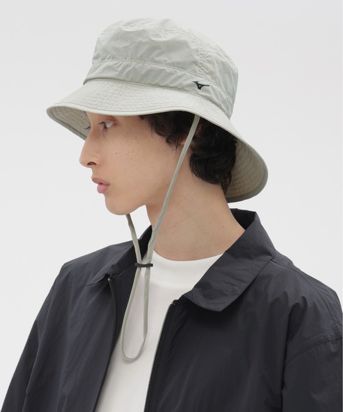 MARGARET HOWELL(マーガレットハウエル)の「WATER REPELLENT LIGHTWEIGHT NYLON POPLIN(ハット・レディース・グレー系その他/ブラック・FREE)」の8枚目の写真