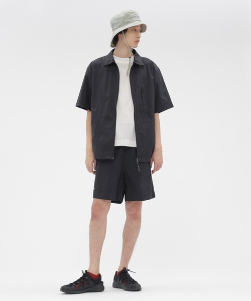 MARGARET HOWELL(マーガレットハウエル)の「WATER REPELLENT LIGHTWEIGHT NYLON POPLIN(ハット・レディース・グレー系その他/ブラック・FREE)」の10枚目の写真