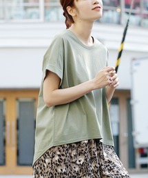 汗しみない Tシャツ［ワイドシルエット］