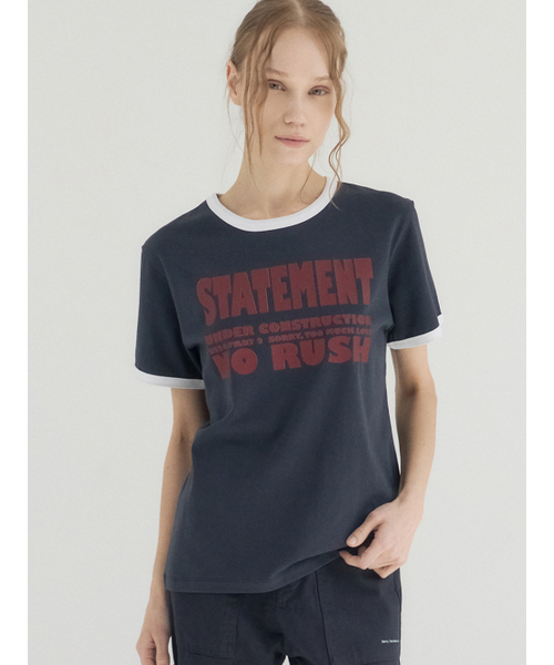 Sorry,Too Much Love（ソーリートゥーマッチラブ）の「No Rush Club Ringer Tee_Navy（Tシャツ/カットソー・レディース・その他・FREE）」の2枚目の写真