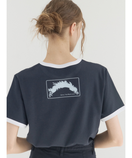 Sorry,Too Much Love（ソーリートゥーマッチラブ）の「No Rush Club Ringer Tee_Navy（Tシャツ/カットソー・レディース・その他・FREE）」の3枚目の写真