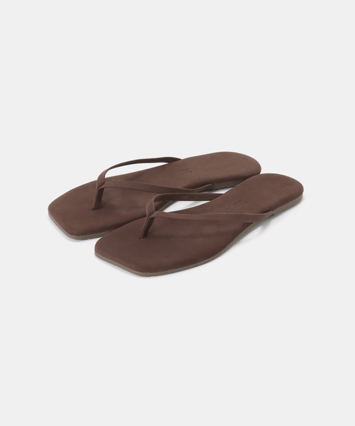 Deuxieme Classe（ドゥーズィエムクラス）の「【TKEES/ティキーズ】SQUARE TOE LILY SUEDE（サンダル・レディース・ブラウン/ブラック・37/38/39）」の7枚目の写真