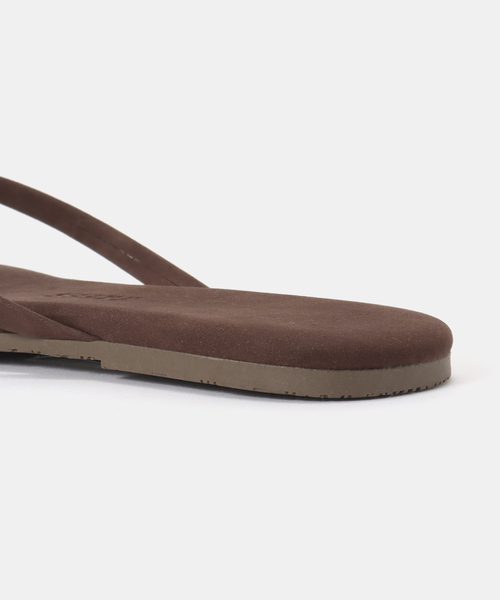 Deuxieme Classe（ドゥーズィエムクラス）の「【TKEES/ティキーズ】SQUARE TOE LILY SUEDE（サンダル・レディース・ブラウン/ブラック・37/38/39）」の11枚目の写真