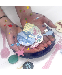 GRAVER（グレーバー）の「[SET]GRAE CORE ピンバッジ（ブローチ/コサージュ）」
