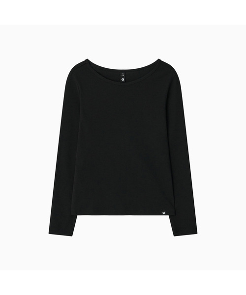 OHESHIO(オヘシオ)の「BASIC SLIM LONG SLEEVE, BLACK(Tシャツ/カットソー・レディース・その他・FREE)」の1枚目の写真