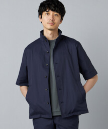 COMME CA MEN（コムサメン）の「【吸水速乾・接触冷感】石川織り COOL MOTION コットンドビーストレッチ スタンドカラーブルゾン（ブルゾン）」