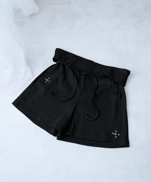 Ulysses(ユリシス)の「折り返しリブショートパンツ(その他パンツ・レディース・グレー/ブラック・S/M/L)」の9枚目の写真