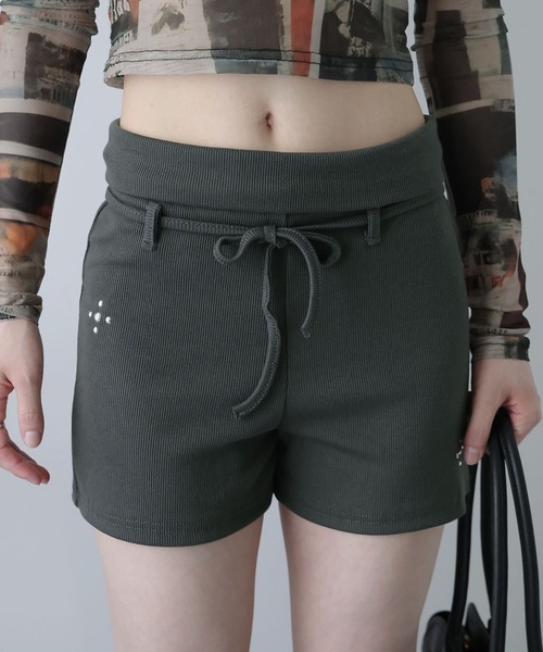 Ulysses(ユリシス)の「折り返しリブショートパンツ(その他パンツ・レディース・グレー/ブラック・S/M/L)」の10枚目の写真