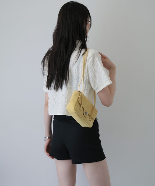 Ulysses(ユリシス)の「折り返しリブショートパンツ(その他パンツ・レディース・グレー/ブラック・S/M/L)」の4枚目の写真