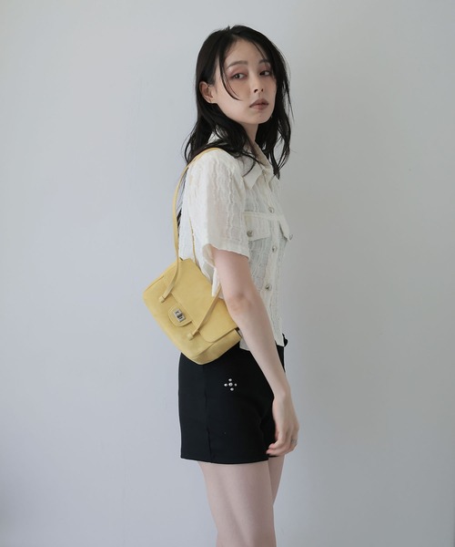 Ulysses(ユリシス)の「折り返しリブショートパンツ(その他パンツ・レディース・グレー/ブラック・S/M/L)」の5枚目の写真