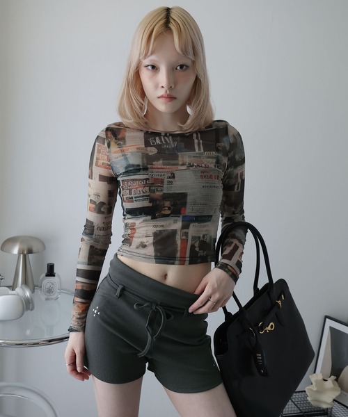 Ulysses(ユリシス)の「折り返しリブショートパンツ(その他パンツ・レディース・グレー/ブラック・S/M/L)」の14枚目の写真