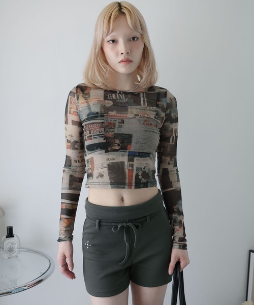 Ulysses(ユリシス)の「折り返しリブショートパンツ(その他パンツ・レディース・グレー/ブラック・S/M/L)」の15枚目の写真