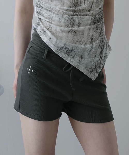 Ulysses(ユリシス)の「折り返しリブショートパンツ(その他パンツ・レディース・グレー/ブラック・S/M/L)」の20枚目の写真