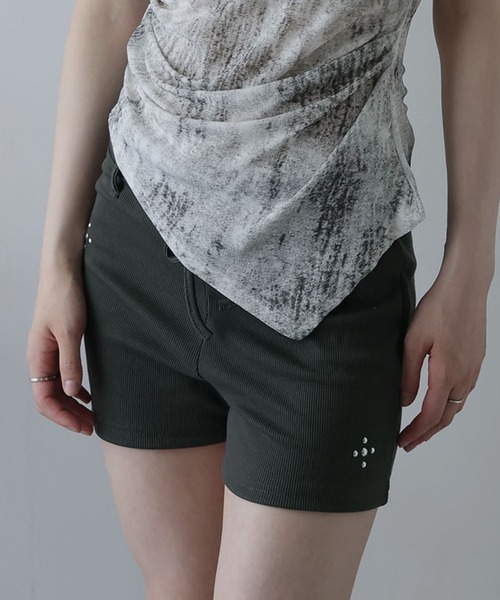 Ulysses(ユリシス)の「折り返しリブショートパンツ(その他パンツ・レディース・グレー/ブラック・S/M/L)」の22枚目の写真