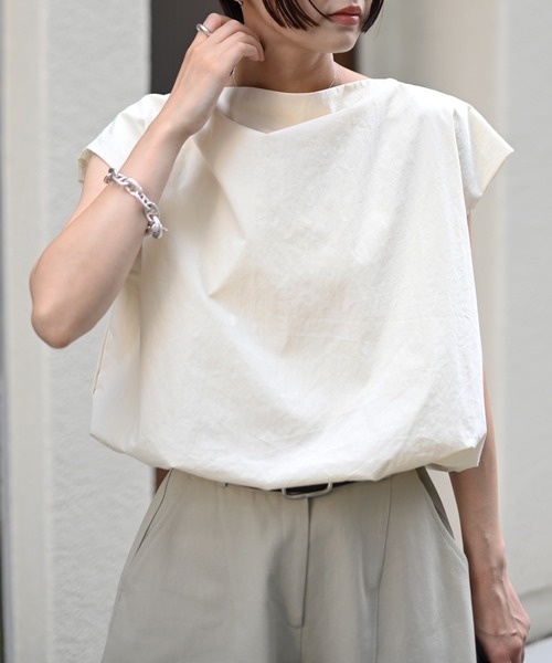 Marient(マリエント)の「エアリーブラウス(シャツ/ブラウス・レディース・ベージュ/ホワイト・FREE)」の20枚目の写真