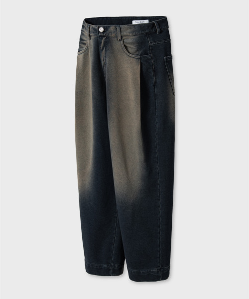 NONBLANK(ノンブランク)の「デニムスウェットパンツ_INDIGO(デニムパンツ・メンズ・ダークネイビー・SMALL/MEDIUM/LARGE/X-LARGE)」の4枚目の写真