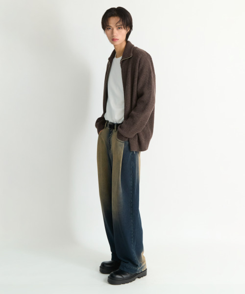 NONBLANK(ノンブランク)の「デニムスウェットパンツ_INDIGO(デニムパンツ・メンズ・ダークネイビー・SMALL/MEDIUM/LARGE/X-LARGE)」の16枚目の写真