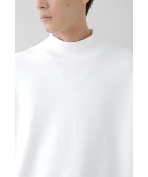 YLEVE(イレーヴ)の「Y / ORGANIC COTTON BLEND HEAVY WEIGHT FLEECE TURTLE NECK(スウェット・メンズ・ホワイト/ネイビー・4/1)」の8枚目の写真