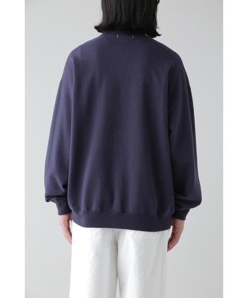 YLEVE(イレーヴ)の「Y / ORGANIC COTTON BLEND HEAVY WEIGHT FLEECE TURTLE NECK(スウェット・メンズ・ホワイト/ネイビー・4/1)」の17枚目の写真