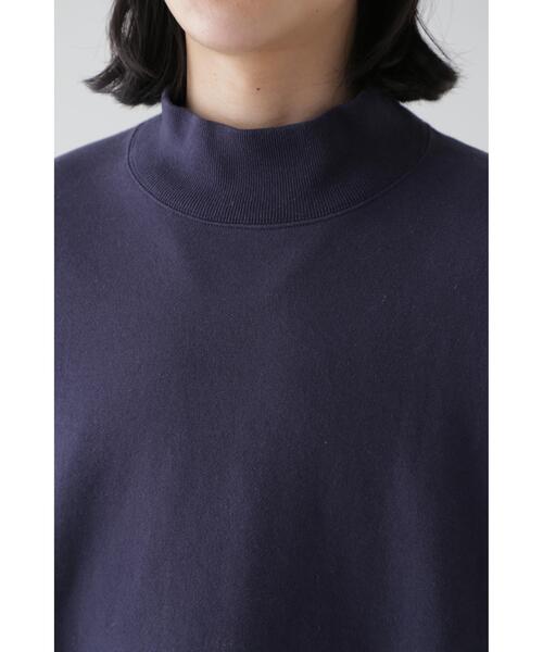 YLEVE(イレーヴ)の「Y / ORGANIC COTTON BLEND HEAVY WEIGHT FLEECE TURTLE NECK(スウェット・メンズ・ホワイト/ネイビー・4/1)」の18枚目の写真