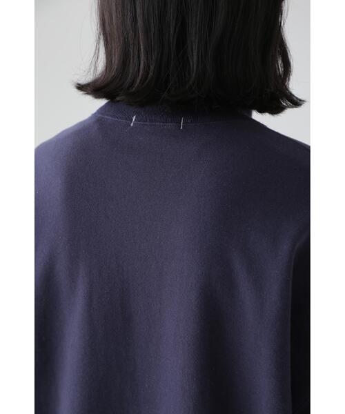 YLEVE(イレーヴ)の「Y / ORGANIC COTTON BLEND HEAVY WEIGHT FLEECE TURTLE NECK(スウェット・メンズ・ホワイト/ネイビー・4/1)」の21枚目の写真
