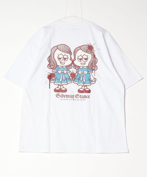 En serio TOKYO(エンソリオトーキョー)の「【SIDEWAYSTANCE】ツインシスターズ半袖Tシャツ 70807(Tシャツ/カットソー・メンズ・ホワイト/ブラック・SMALL/MEDIUM/LARGE/X-LARGE)」の19枚目の写真