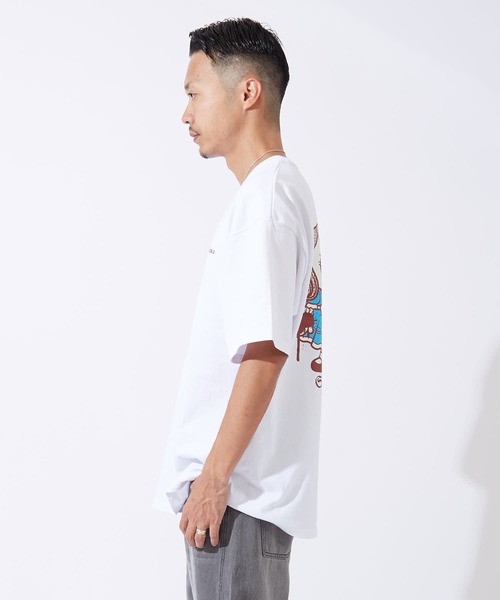 En serio TOKYO(エンソリオトーキョー)の「【SIDEWAYSTANCE】ツインシスターズ半袖Tシャツ 70807(Tシャツ/カットソー・メンズ・ホワイト/ブラック・SMALL/MEDIUM/LARGE/X-LARGE)」の5枚目の写真