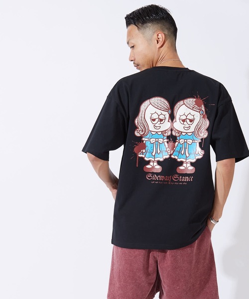 En serio TOKYO(エンソリオトーキョー)の「【SIDEWAYSTANCE】ツインシスターズ半袖Tシャツ 70807(Tシャツ/カットソー・メンズ・ホワイト/ブラック・SMALL/MEDIUM/LARGE/X-LARGE)」の8枚目の写真