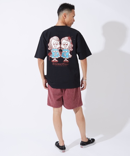 En serio TOKYO(エンソリオトーキョー)の「【SIDEWAYSTANCE】ツインシスターズ半袖Tシャツ 70807(Tシャツ/カットソー・メンズ・ホワイト/ブラック・SMALL/MEDIUM/LARGE/X-LARGE)」の9枚目の写真