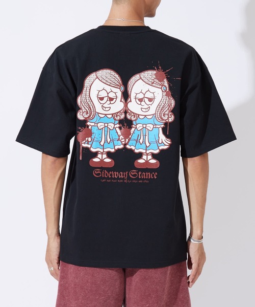 En serio TOKYO(エンソリオトーキョー)の「【SIDEWAYSTANCE】ツインシスターズ半袖Tシャツ 70807(Tシャツ/カットソー・メンズ・ホワイト/ブラック・SMALL/MEDIUM/LARGE/X-LARGE)」の15枚目の写真