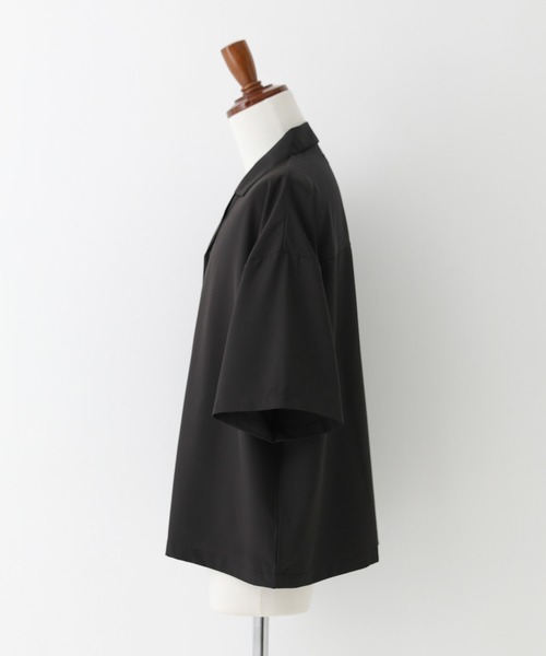MDR(エムディアール)の「クロップド丈オープンカラー半袖シャツ(シャツ/ブラウス・メンズ・ブラック/オフホワイト・M/L)」の11枚目の写真