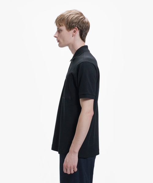 LACOSTE（ラコステ）の「メッシュポケットワントーンポロシャツ（ポロシャツ・メンズ・ブラック/オフホワイト/チャコール・2/5/4/3）」の19枚目の写真