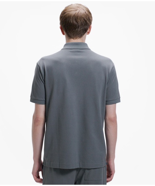 LACOSTE（ラコステ）の「メッシュポケットワントーンポロシャツ（ポロシャツ・メンズ・ブラック/オフホワイト/チャコール・2/5/4/3）」の11枚目の写真