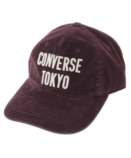 CONVERSE TOKYO(コンバーストウキョウ)の「CORDUROY FELT PATCH LOGO CAP(キャップ・レディース・ボルドー/ブルー/ブラック/ベージュ・FREE)」の4枚目の写真