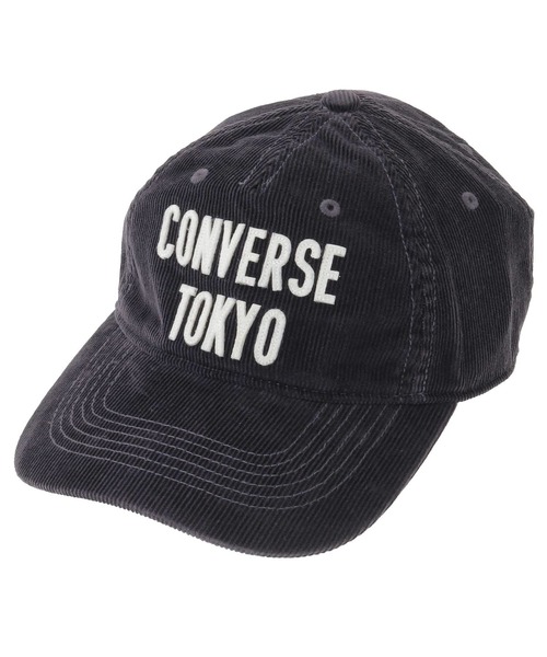 CONVERSE TOKYO(コンバーストウキョウ)の「CORDUROY FELT PATCH LOGO CAP(キャップ・レディース・ボルドー/ブルー/ブラック/ベージュ・FREE)」の2枚目の写真