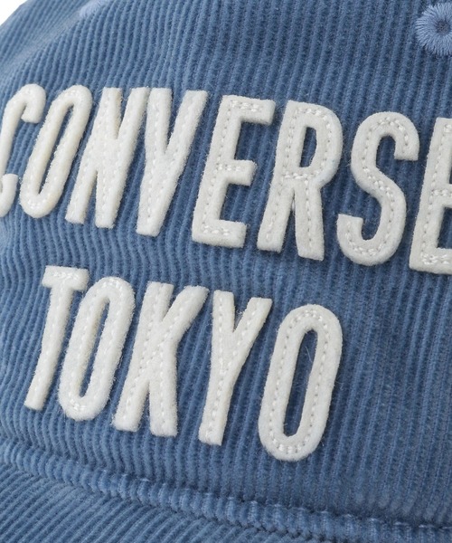 CONVERSE TOKYO(コンバーストウキョウ)の「CORDUROY FELT PATCH LOGO CAP(キャップ・レディース・ボルドー/ブルー/ブラック/ベージュ・FREE)」の7枚目の写真