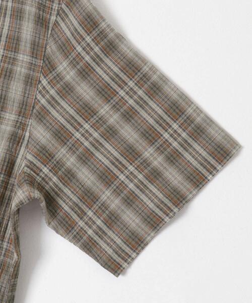 URBAN RESEARCH Sonny Label(アーバンリサーチサニーレーベル)の「ワッシャーチェックショートスリーブシャツ(シャツ/ブラウス・メンズ・オレンジ系その他/ブルー系その他/ブラウン系その他・LARGE/MEDIUM)」の15枚目の写真