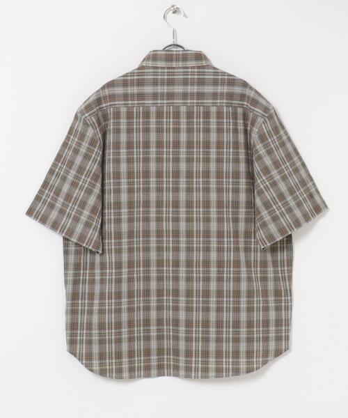 URBAN RESEARCH Sonny Label(アーバンリサーチサニーレーベル)の「ワッシャーチェックショートスリーブシャツ(シャツ/ブラウス・メンズ・オレンジ系その他/ブルー系その他/ブラウン系その他・LARGE/MEDIUM)」の17枚目の写真