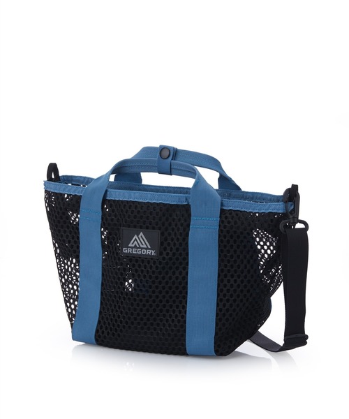 GREGORY(グレゴリー)の「ボートトートS BOAT TOTE S メッシュXリバーブルー(トートバッグ・メンズ・ブラック系・-)」の1枚目の写真