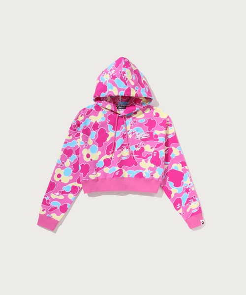 STA CAMO BAPE STA LOGO укороченное худи — BAPE STA логотип
