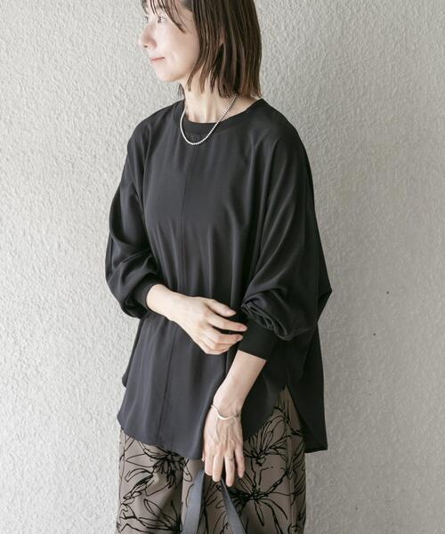 ITEMS URBANRESEARCH(アイテムズ アーバンリサーチ)の「ドルマンブラウス(シャツ/ブラウス・レディース・ブラック/ネイビー/ライトブルー/ホワイト・FREE)」の18枚目の写真